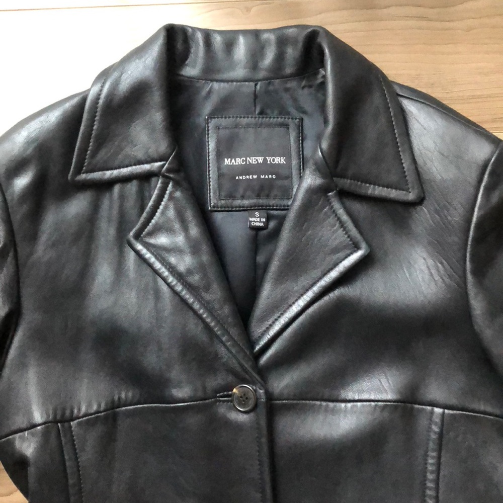 Andrew Marc Leather Coat